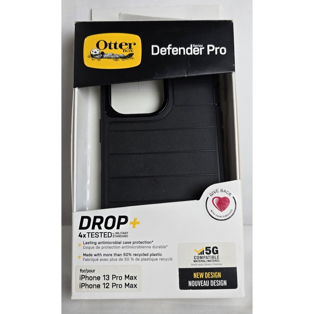 OtterBox Rugged Anti-Microbial Defender Pro iPhone 13 Pro- Black Brand NEW